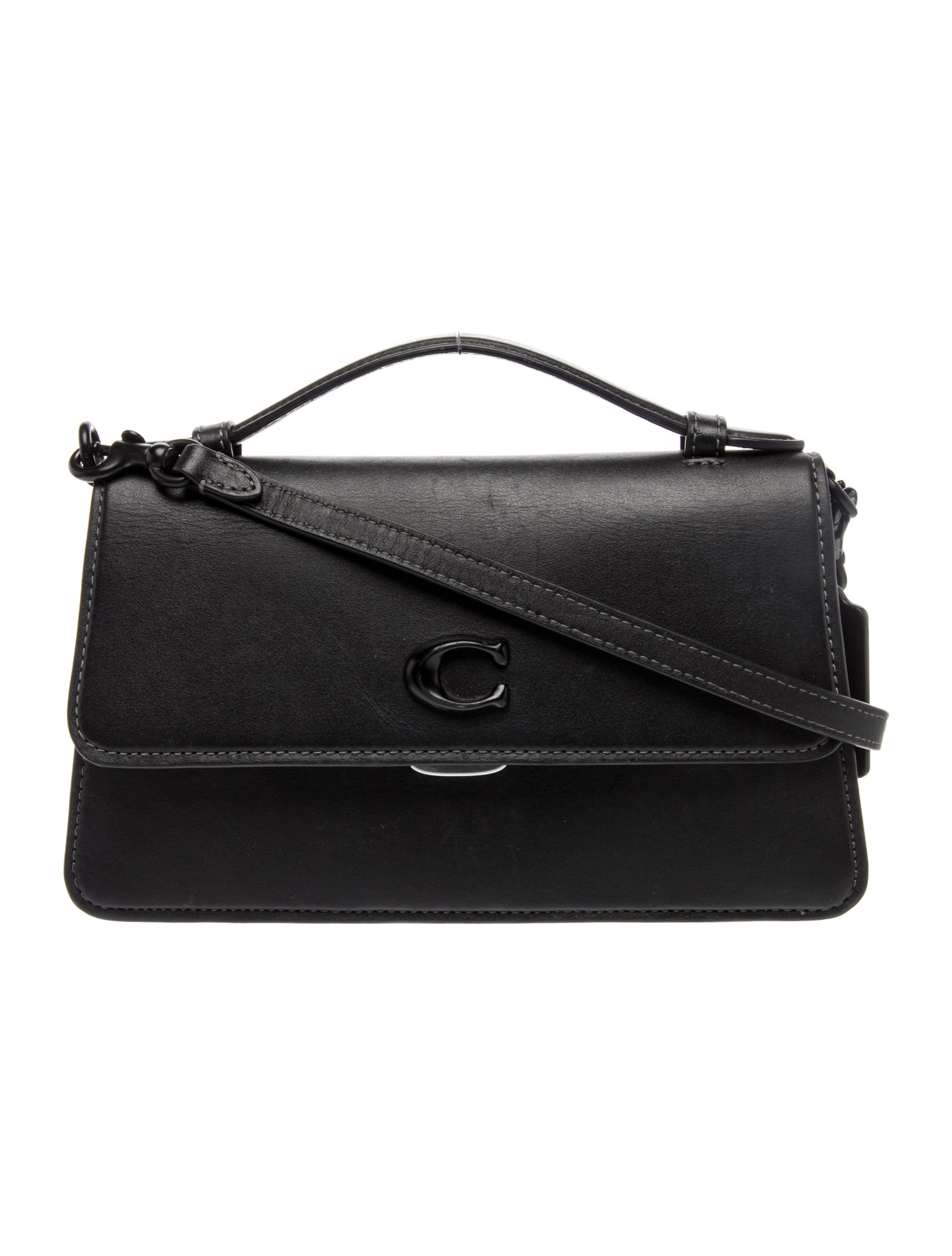 Coach Leather Top Handle Bag